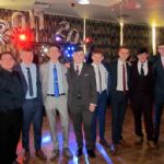 Lads group Prom sign